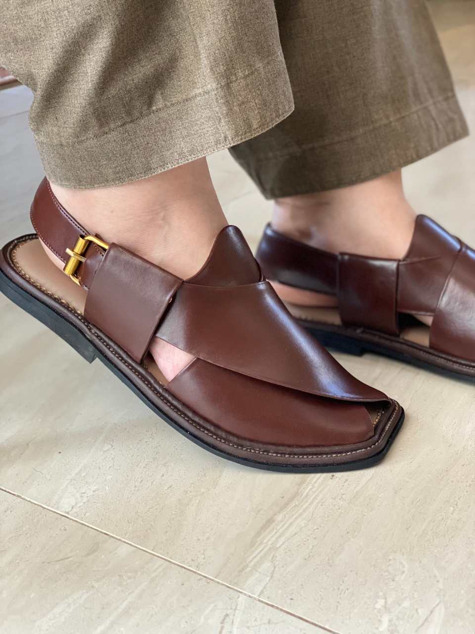 Leather Classic Brown | Handmade