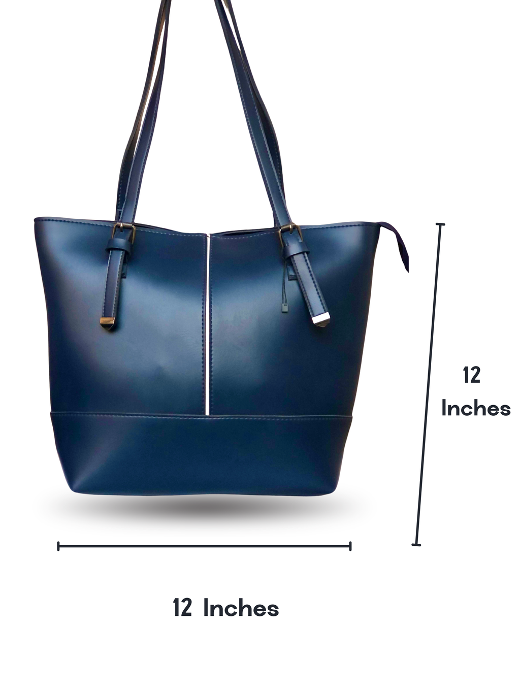 Large Capacity Shopper Tote in Deep Blue