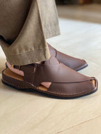 Matte Brown |Peshawari Chappal| Handmade