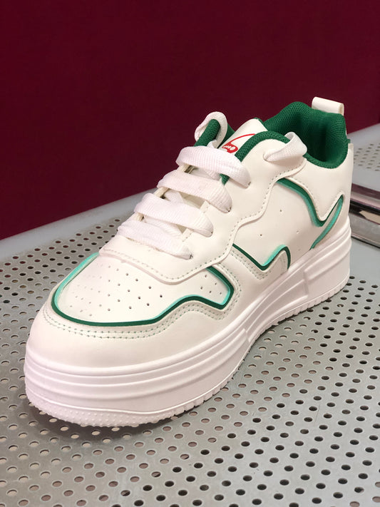 Green Nazakat Sneakers | Trendy & Fashionable Sneakers