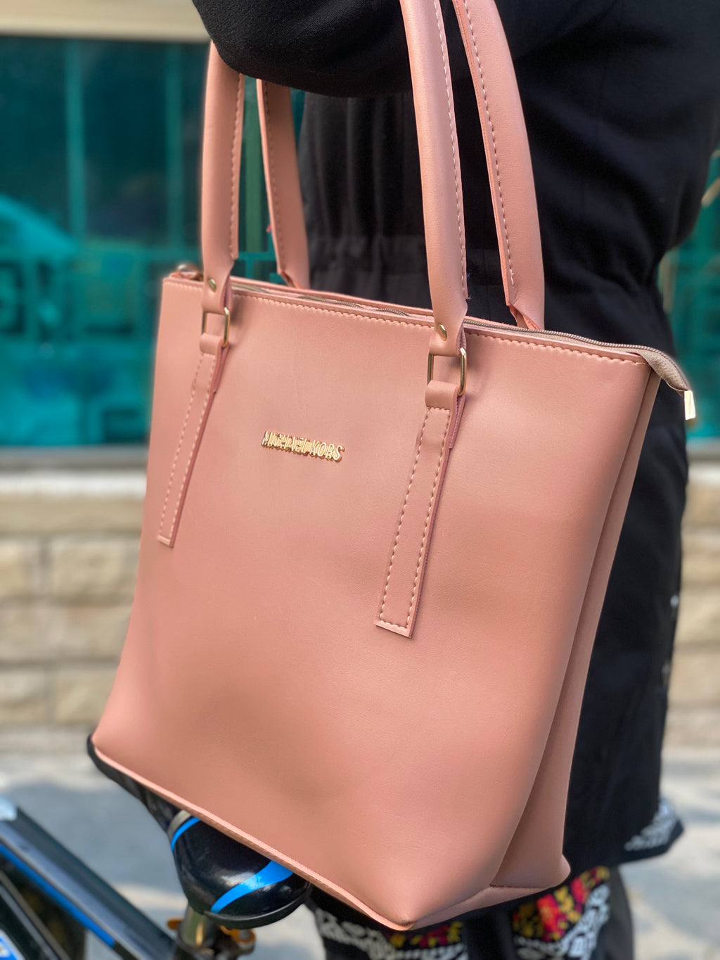 Classic Work Tote Bag Pink