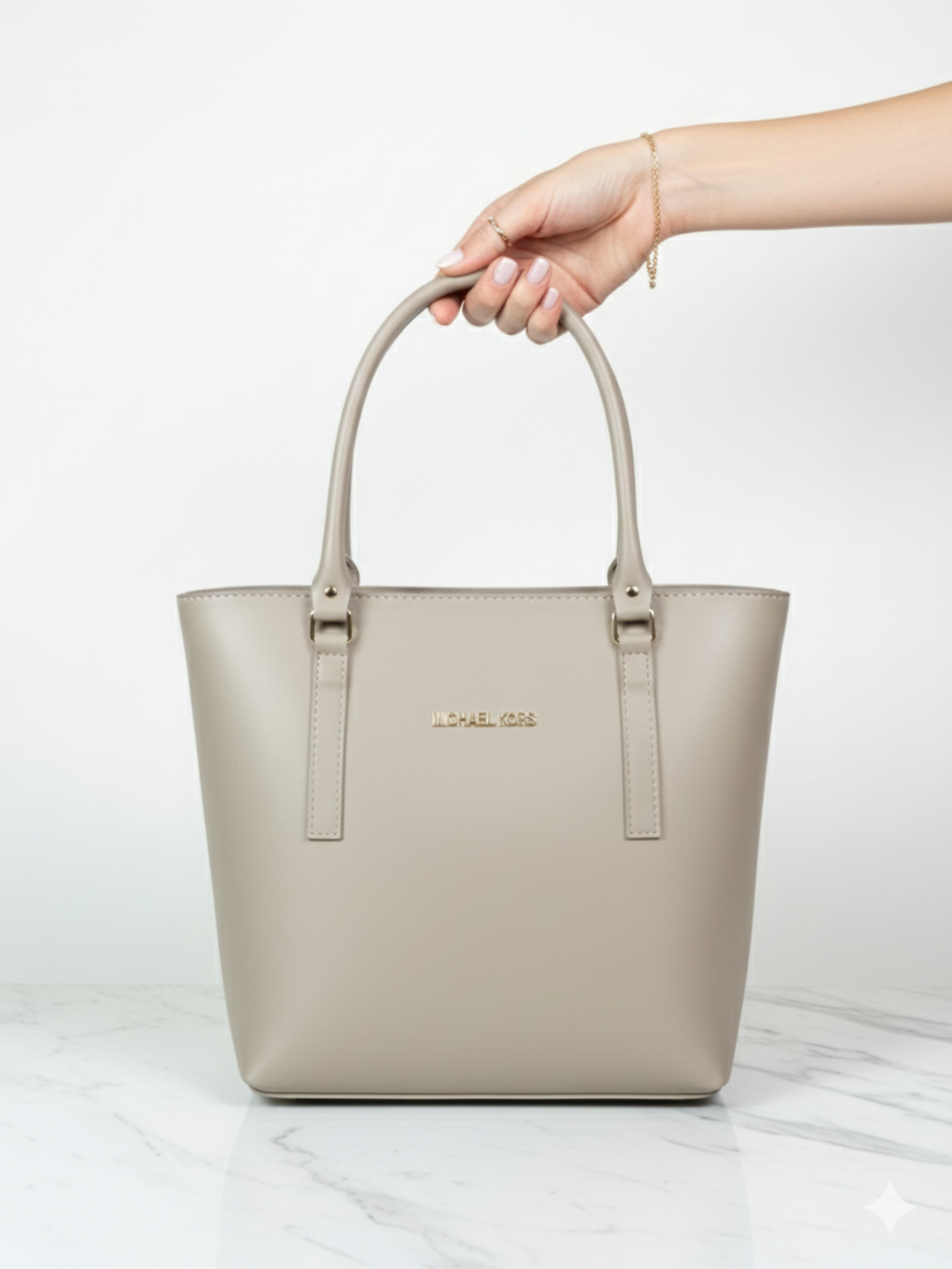 Classic Neutral Work Tote Bag - Perfect for Office