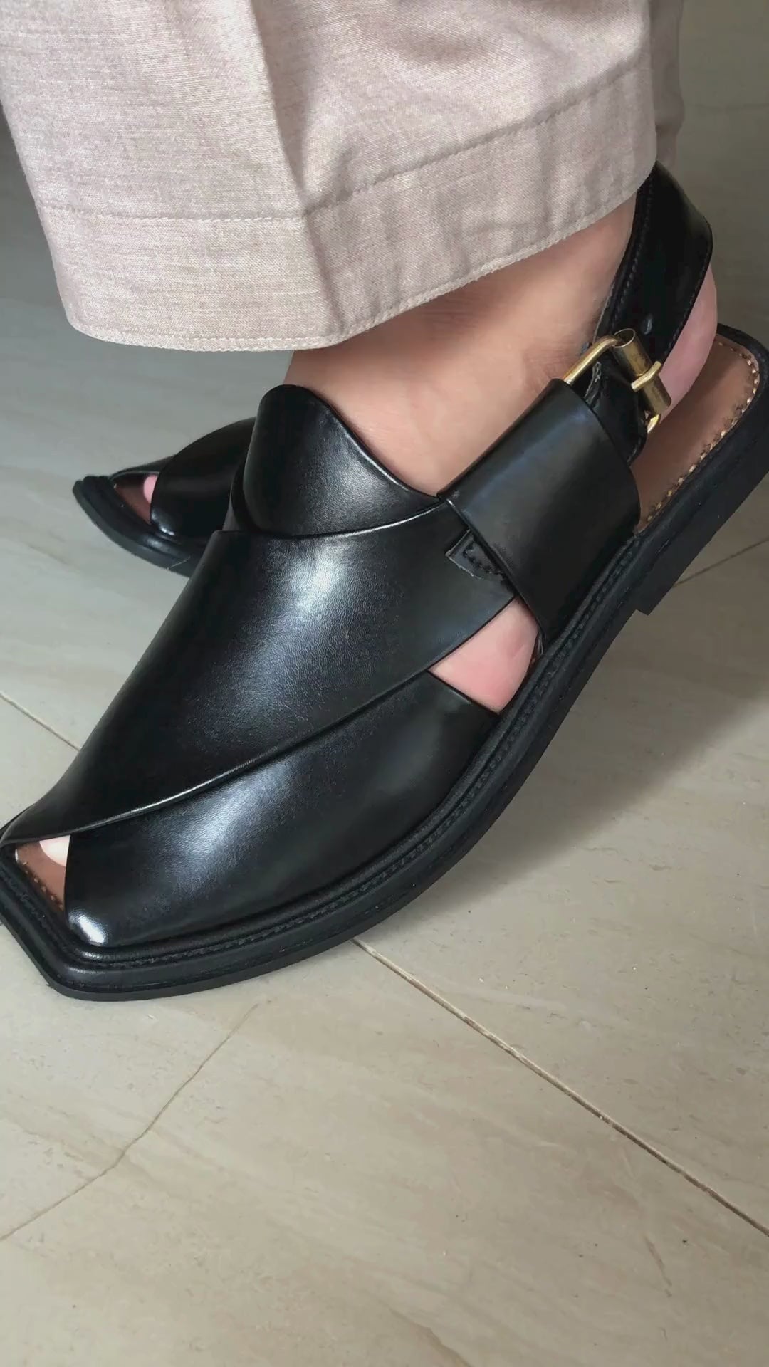 Leather Classic Black | Handmade